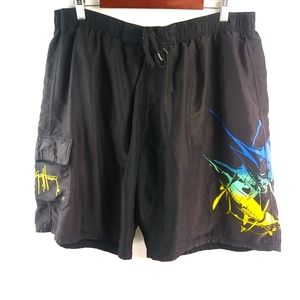 Guy Harvey 2XL Mens Black Board Shorts